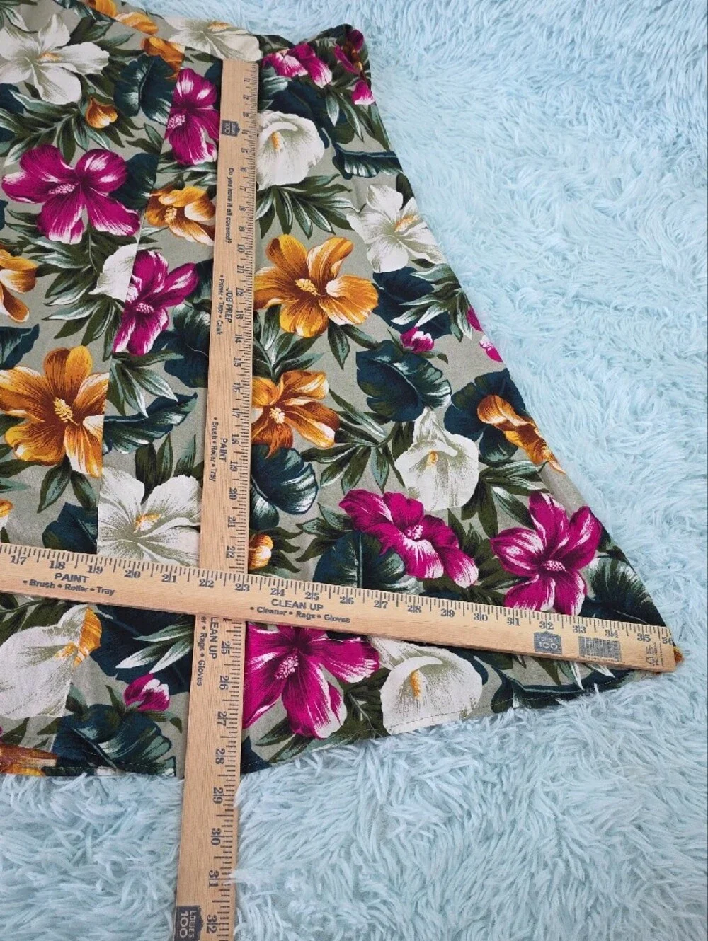 My‎ Michelle Tropical Floral Maxi Dress in Green w/Pink & Yellow Accents No tags